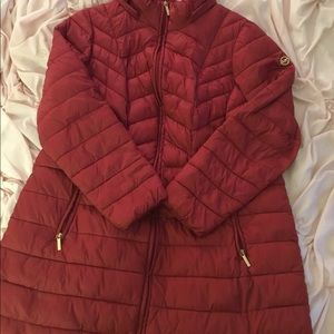 Micheal Kors knee length puff coat